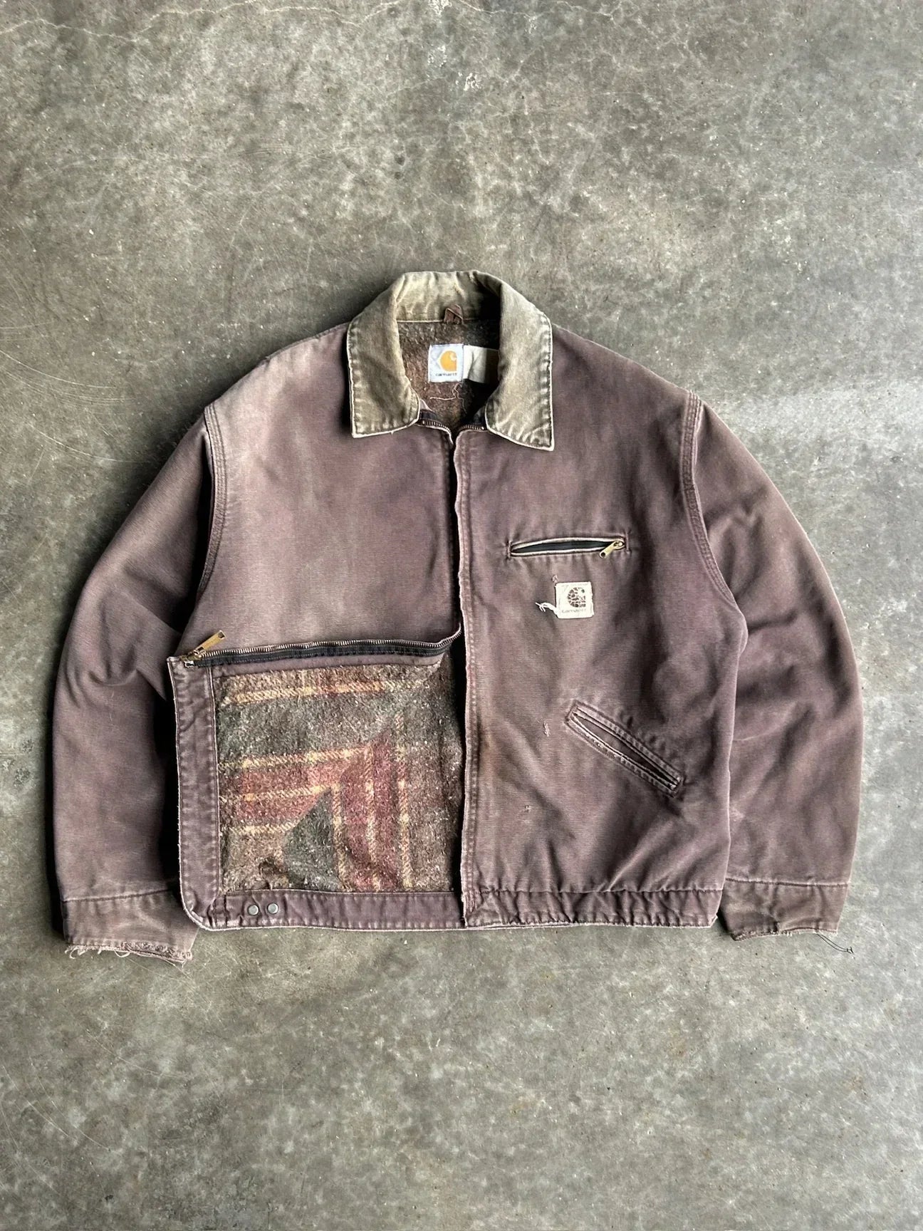 Vintage Plum Detroit Jacket
