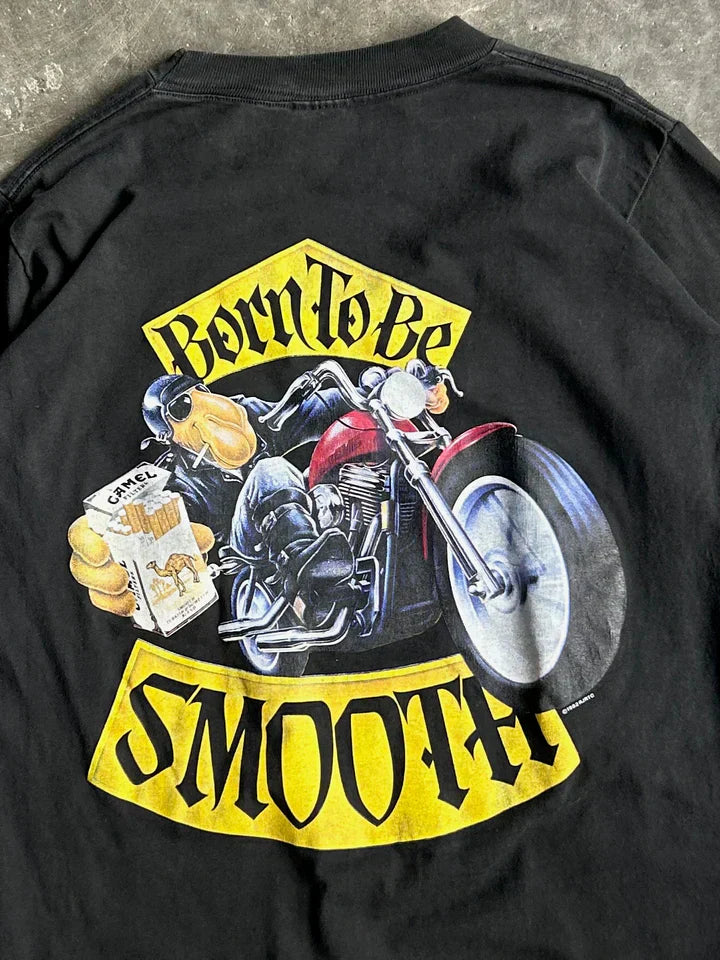 Vintage Black Camel Long Sleeve Tee