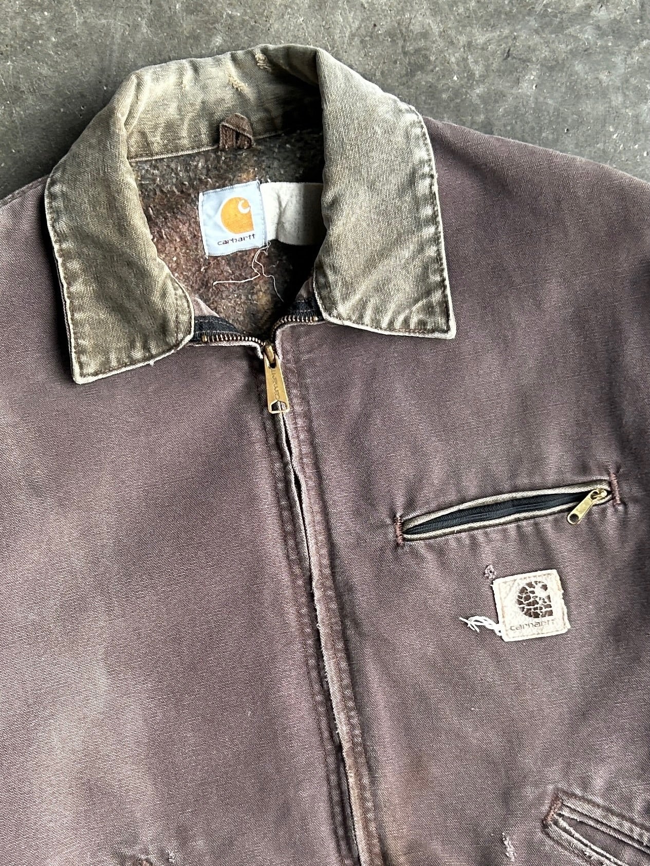 Vintage Plum Detroit Jacket
